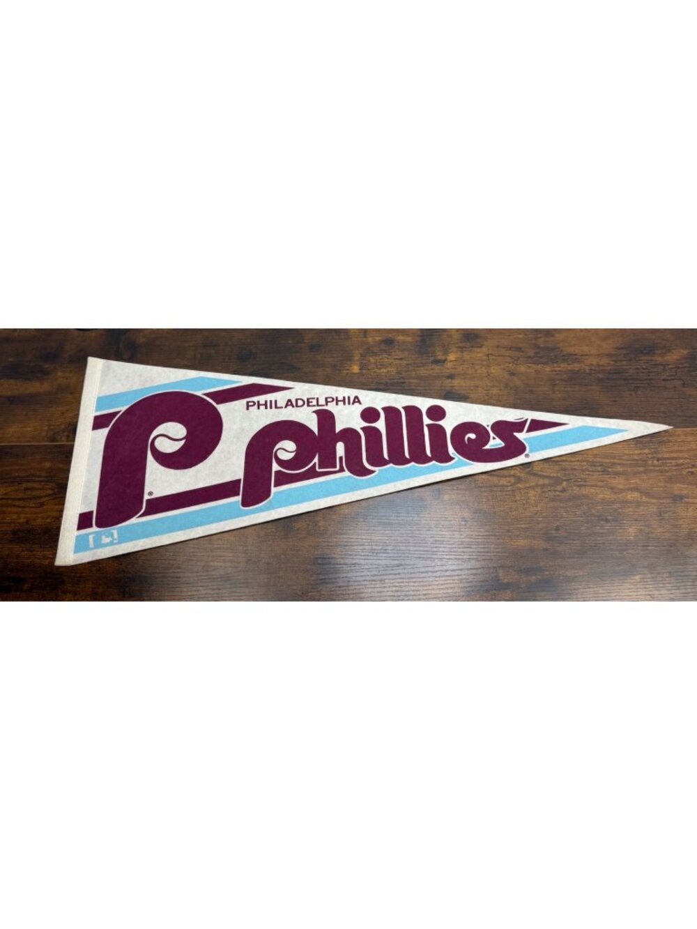 Vintage Philadelphia Phillies Felt Pennant MLB Baseball Memorabilia 29.5 inches